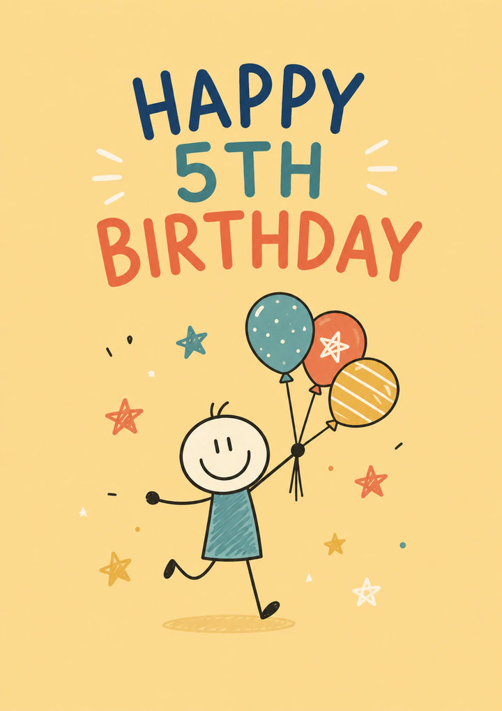 Birthdays - Personalised Card
