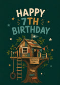 Load image into Gallery viewer, Birthdays - Personalised Card — with punch holes
