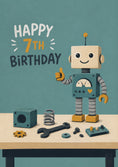 Load image into Gallery viewer, Birthdays - Personalised Card — with punch holes
