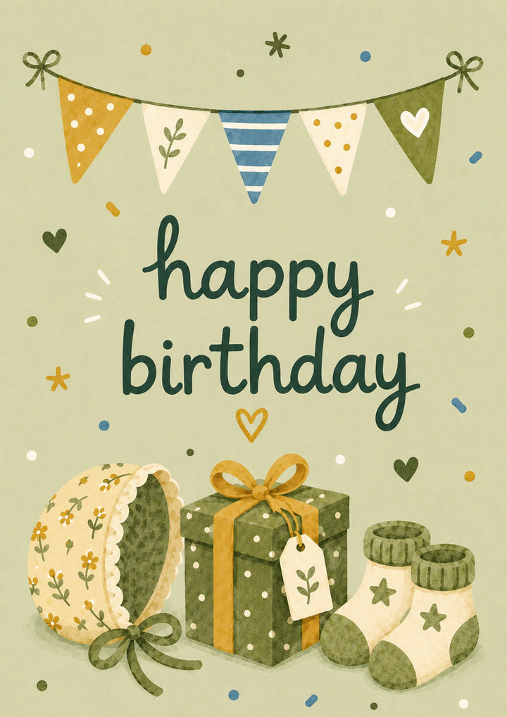 Birthdays - Personalised Card
