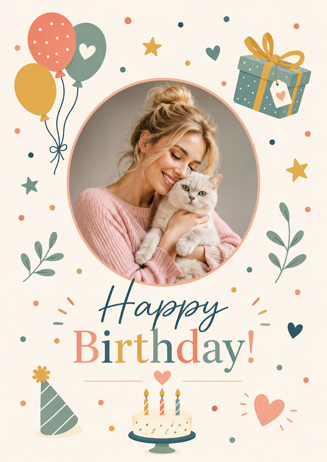 Birthdays - Personalised Card