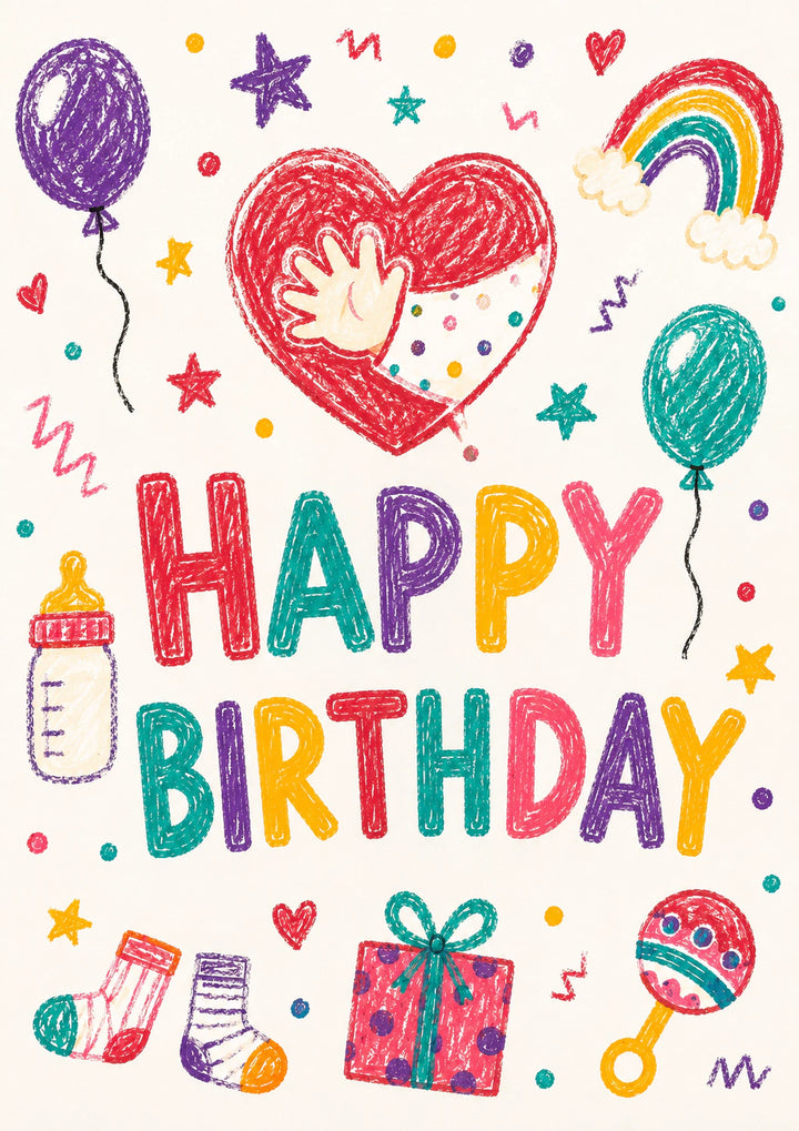 Birthdays - Personalised Card