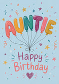 Load image into Gallery viewer, Birthdays - Personalised Card — with punch holes
