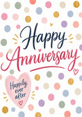 Load image into Gallery viewer, Anniversary - Personalised Card — with punch holes
