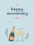 Load image into Gallery viewer, Anniversary - Personalised Card — with punch holes
