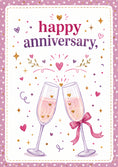 Load image into Gallery viewer, Anniversary - Personalised Card — with punch holes
