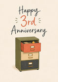 Load image into Gallery viewer, Anniversary - Personalised Card — with punch holes
