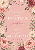Load image into Gallery viewer, Anniversary - Personalised Card — with punch holes
