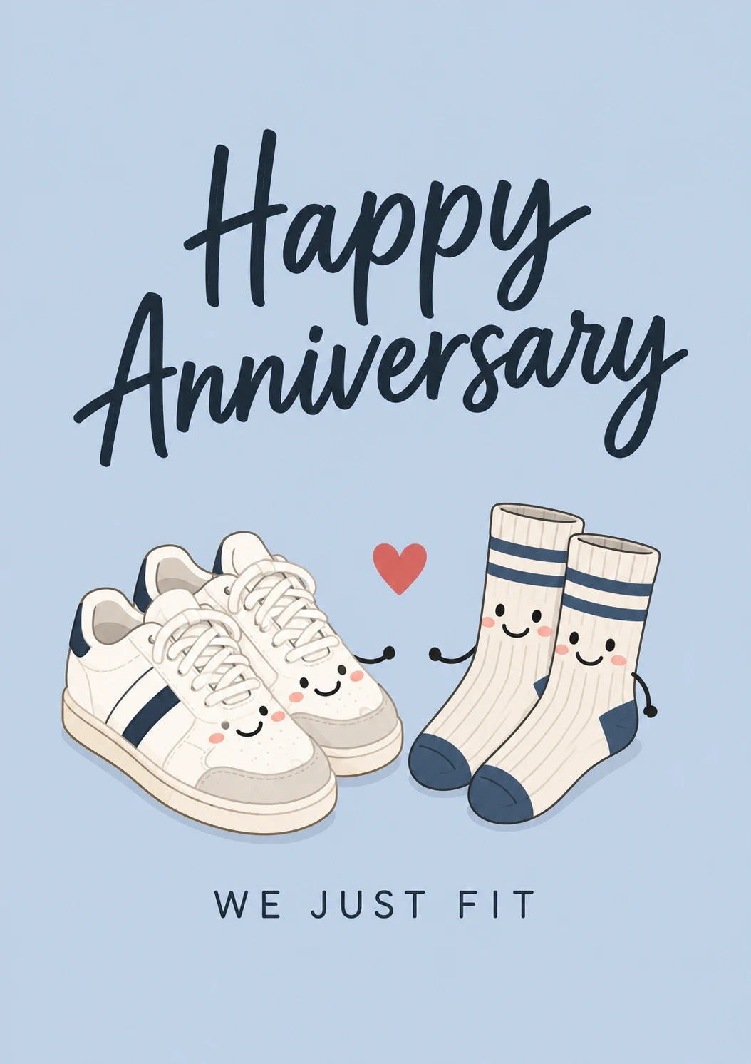 Anniversary - Personalised Card — with punch holes