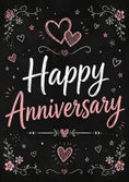 Load image into Gallery viewer, Anniversary - Personalised Card — with punch holes
