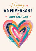 Load image into Gallery viewer, Anniversary - Personalised Card — with punch holes
