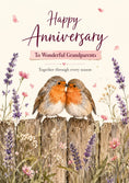 Load image into Gallery viewer, Anniversary - Personalised Card — with punch holes
