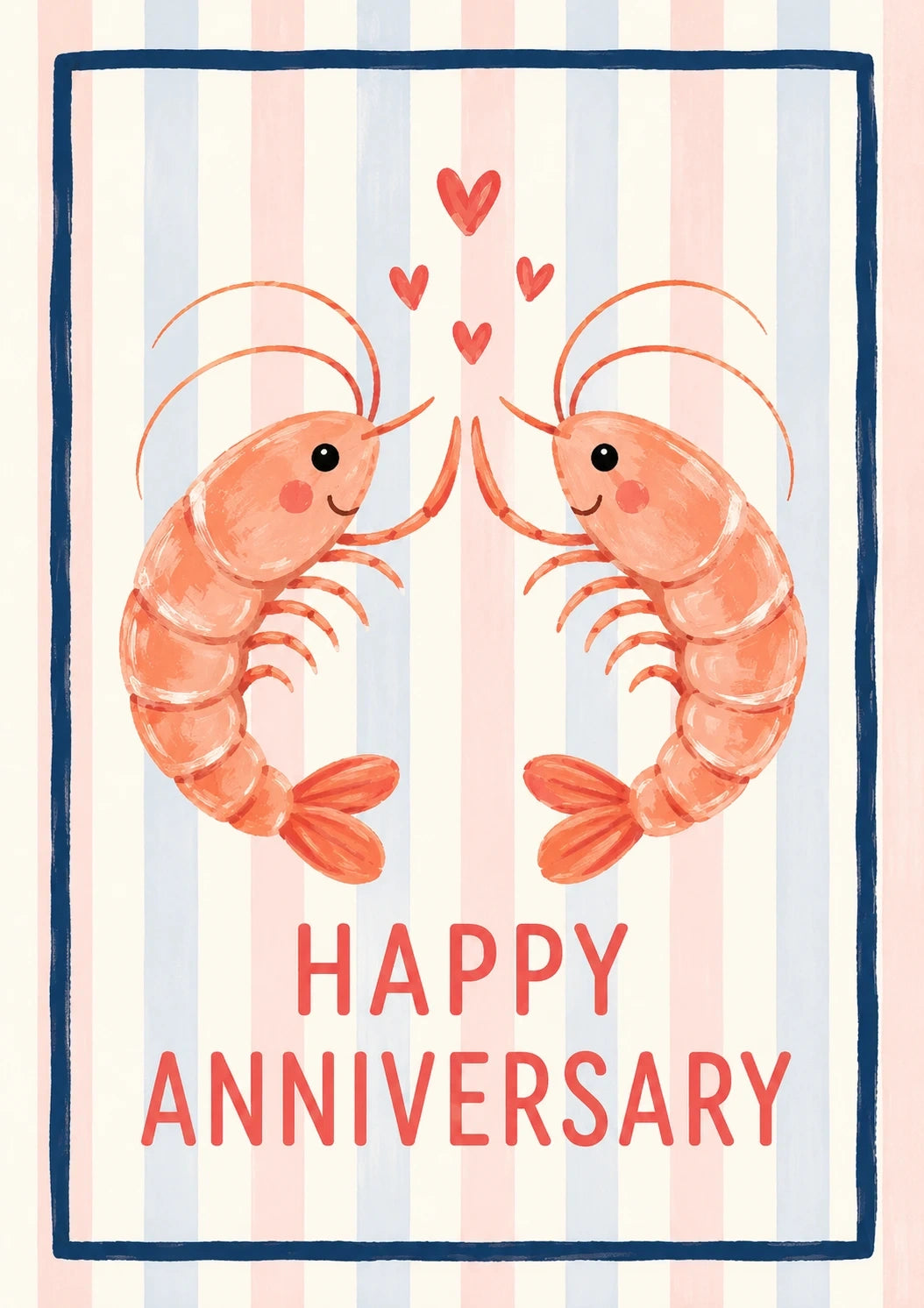 Anniversary - Personalised Card — with punch holes