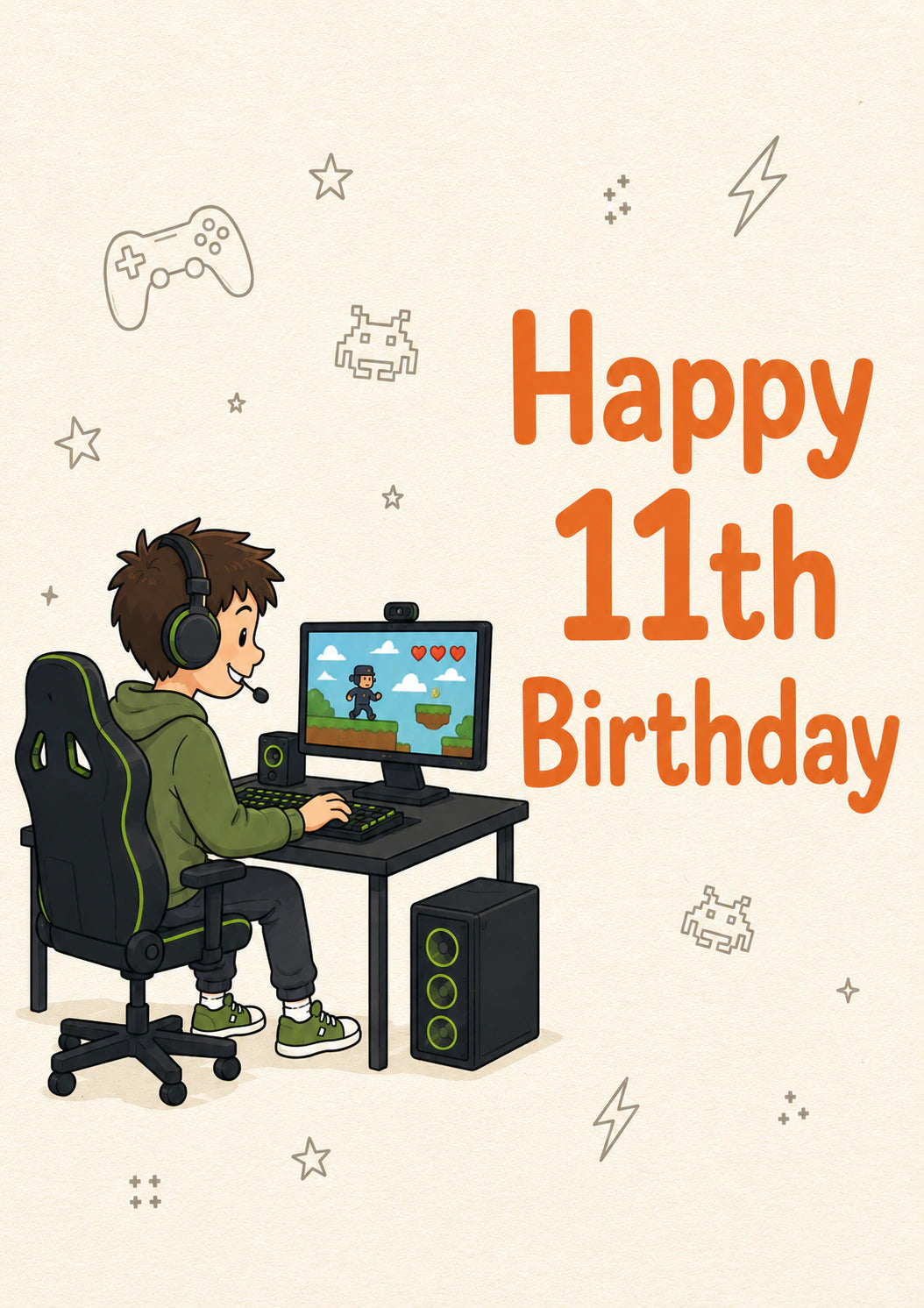 Birthdays - Personalised Card