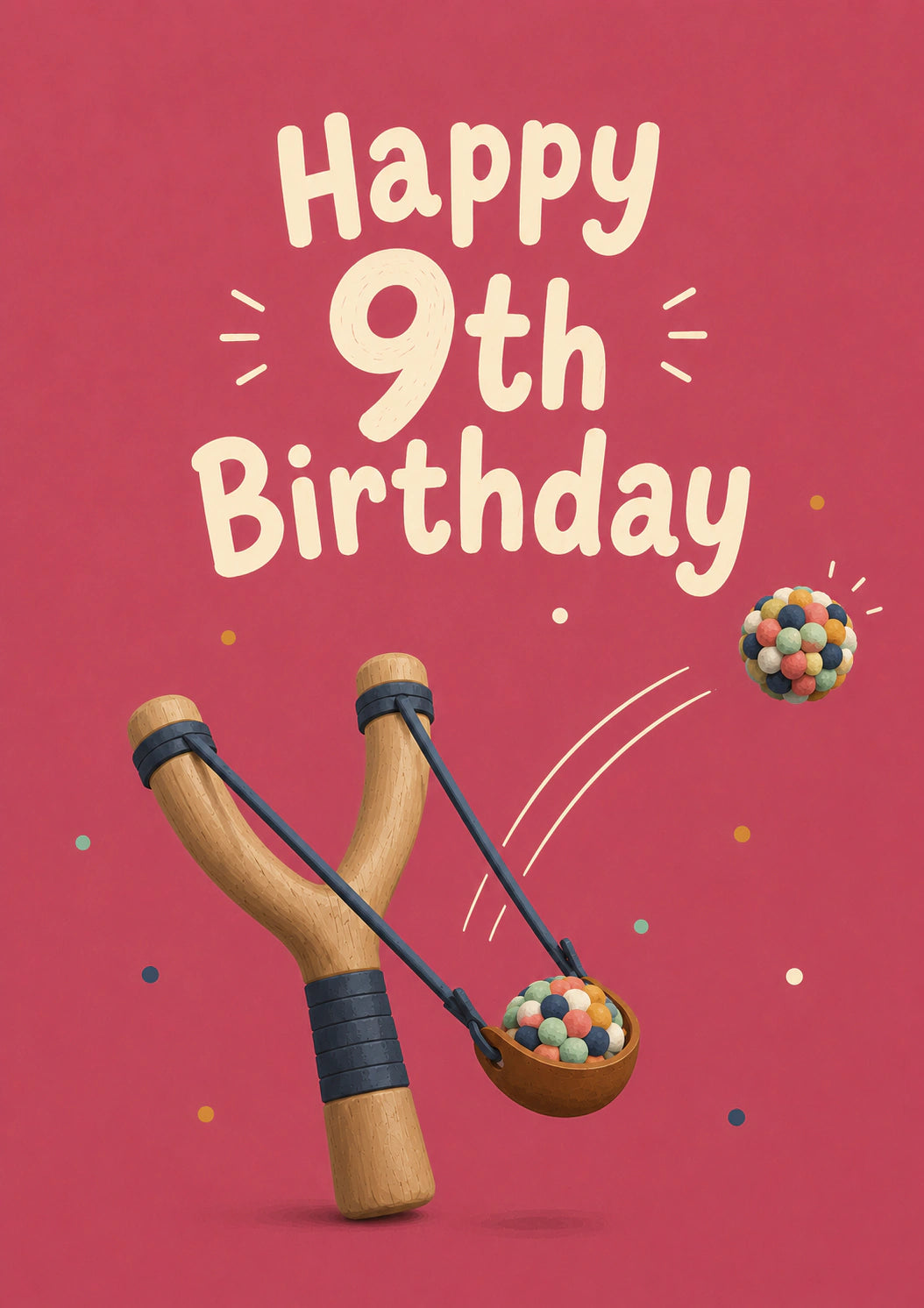 Birthdays - Personalised Card — with punch holes