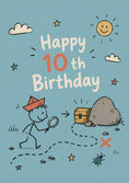 Load image into Gallery viewer, Birthdays - Personalised Card — with punch holes
