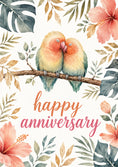 Load image into Gallery viewer, Anniversary - Personalised Card — with punch holes
