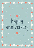 Load image into Gallery viewer, Anniversary - Personalised Card — with punch holes
