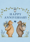Load image into Gallery viewer, Anniversary - Personalised Card — with punch holes
