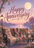 Load image into Gallery viewer, Anniversary - Personalised Card — with punch holes
