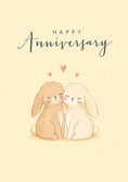Load image into Gallery viewer, Anniversary - Personalised Card — with punch holes
