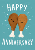 Load image into Gallery viewer, Anniversary - Personalised Card — with punch holes
