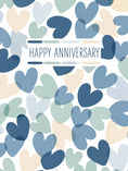 Load image into Gallery viewer, Anniversary - Personalised Card — with punch holes

