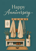 Load image into Gallery viewer, Anniversary - Personalised Card — with punch holes
