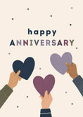Load image into Gallery viewer, Anniversary - Personalised Card — with punch holes
