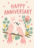 Load image into Gallery viewer, Anniversary - Personalised Card — with punch holes
