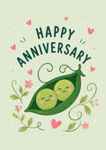 Load image into Gallery viewer, Two Peas in a Pod Anniversary Card

