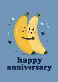 Load image into Gallery viewer, Funny Hugging Banana Couple Anniversary Card
