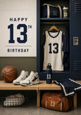 Load image into Gallery viewer, Birthdays - Personalised Card — with punch holes
