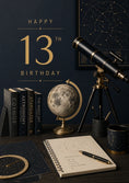 Load image into Gallery viewer, Birthdays - Personalised Card — with punch holes
