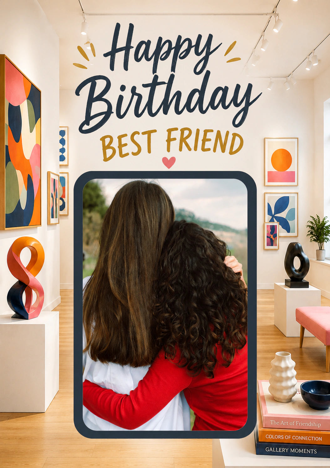 Birthdays - Personalised Card — with punch holes