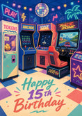 Load image into Gallery viewer, Birthdays - Personalised Card — with punch holes
