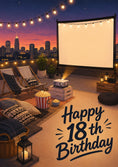 Load image into Gallery viewer, Birthdays - Personalised Card — with punch holes
