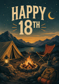 Load image into Gallery viewer, Birthdays - Personalised Card — with punch holes
