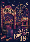 Load image into Gallery viewer, Birthdays - Personalised Card — with punch holes
