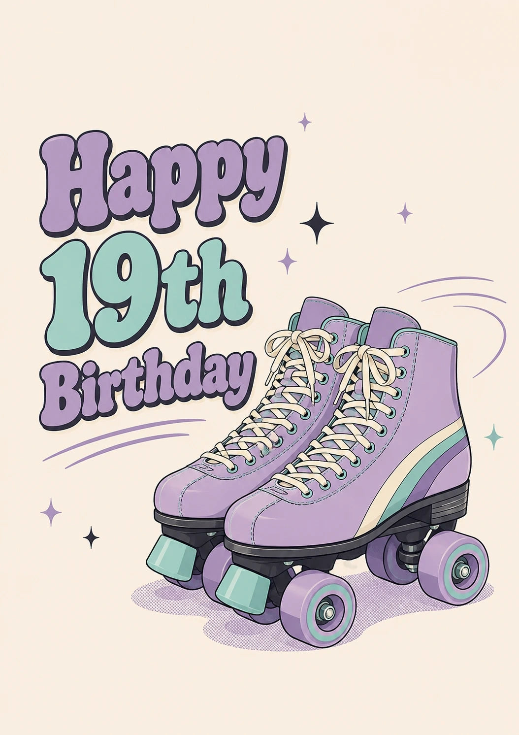 Birthdays - Personalised Card — with punch holes