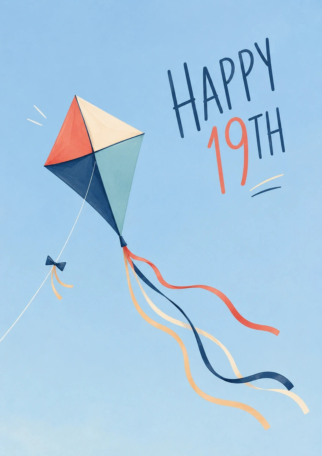 Birthdays - Personalised Card — with punch holes