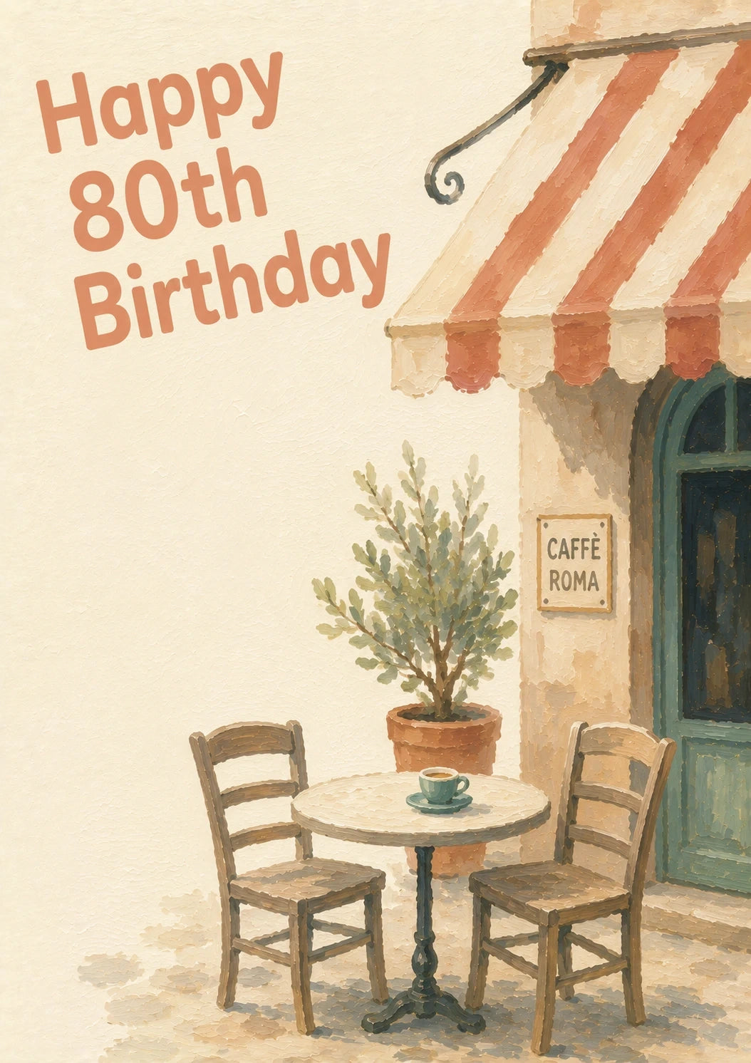 Birthdays - Personalised Card — with punch holes