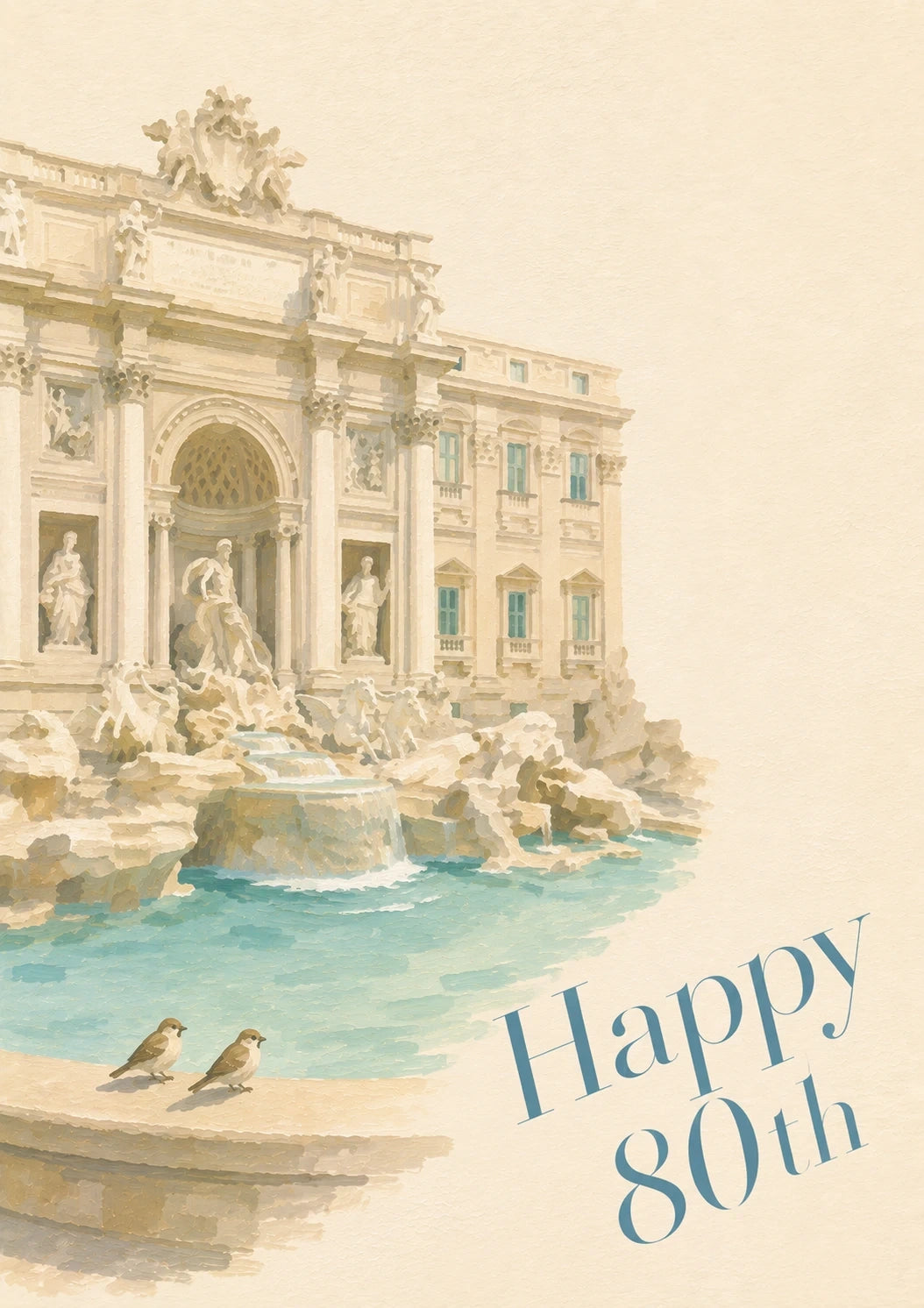 Birthdays - Personalised Card — with punch holes