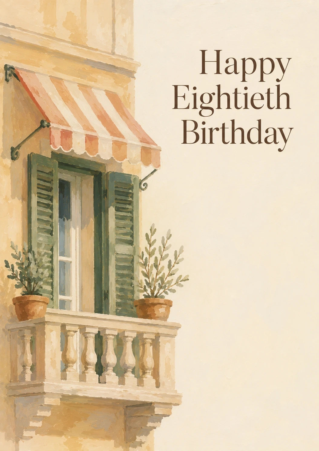 Birthdays - Personalised Card — with punch holes
