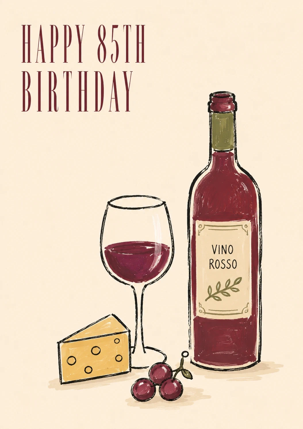 Birthdays - Personalised Card — with punch holes
