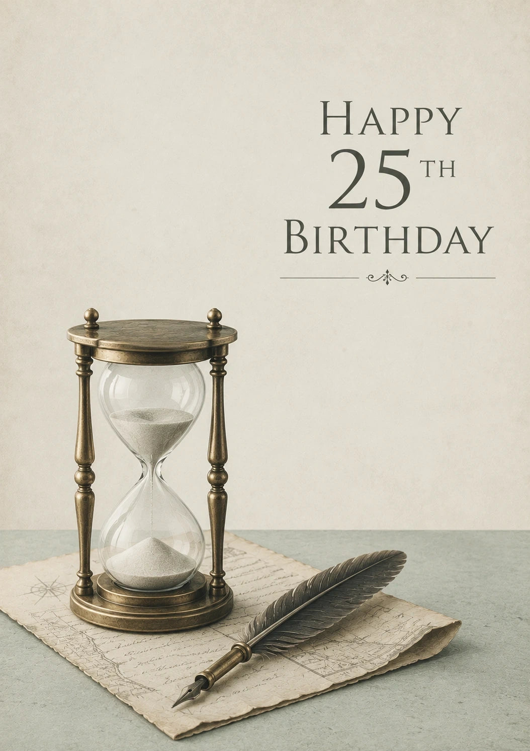 Birthdays - Personalised Card — with punch holes
