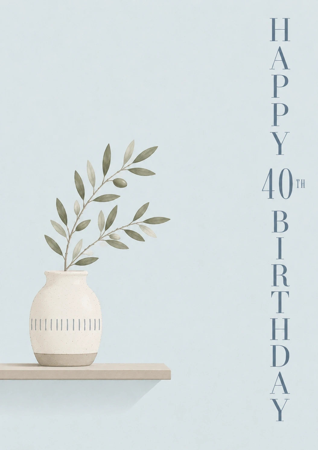 Birthdays - Personalised Card — with punch holes