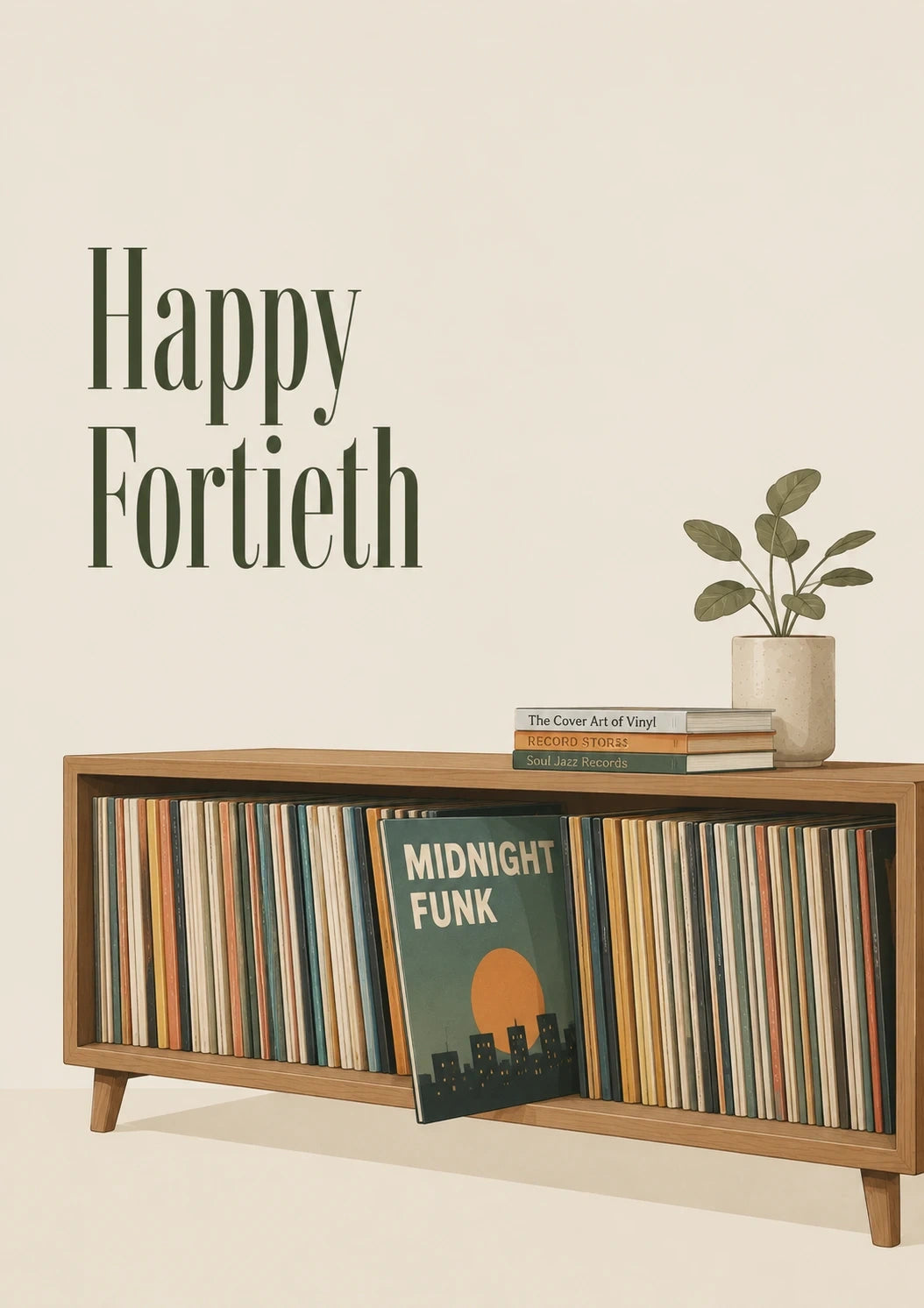 Birthdays - Personalised Card — with punch holes