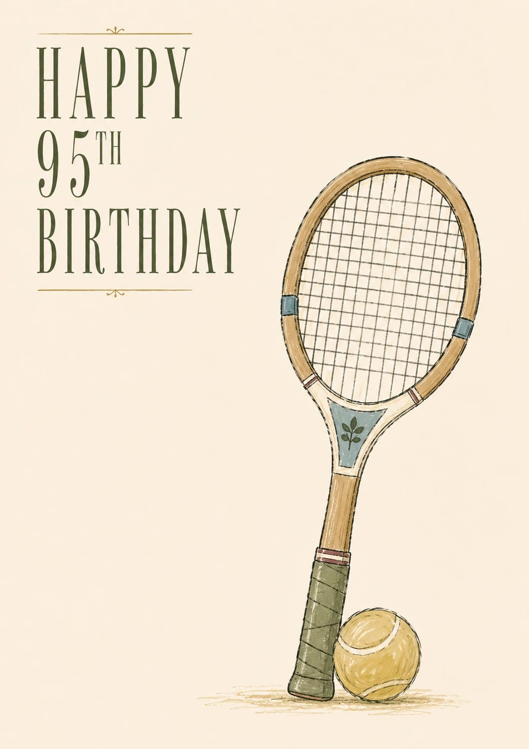 Birthdays - Personalised Card — with punch holes