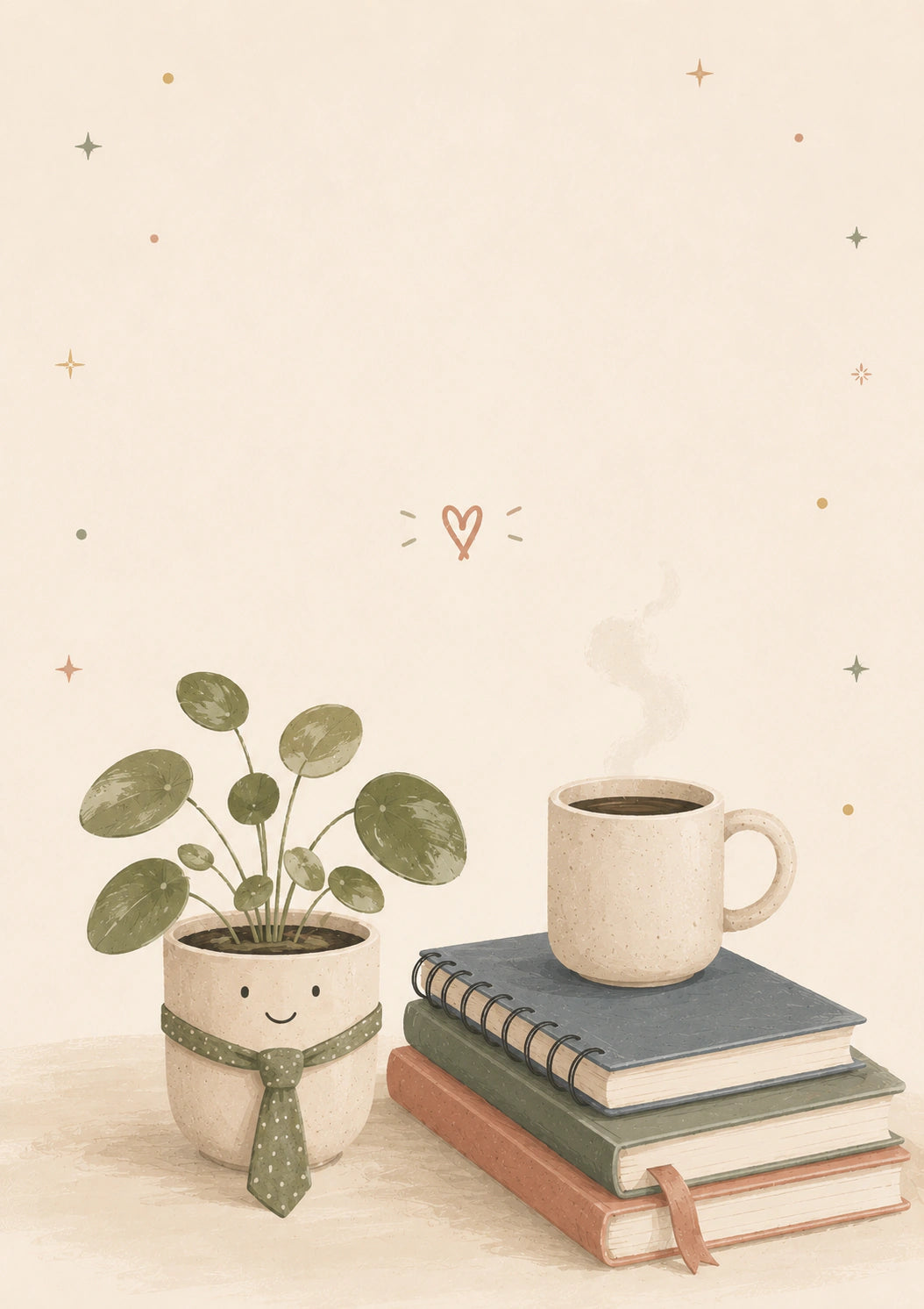 New Job - Personalised Card — with punch holes